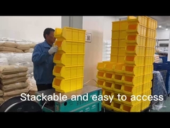 Caixa de plástico pequena para armazenamento de peças de reposição 175x102x80mm