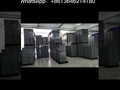 Caixas de paletes de plástico dobráveis para armazenagem e logística