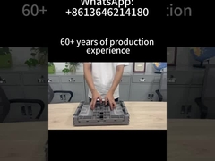 Caixa de plástico dobrável