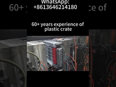 Caixa de plástico pesada, logística, embalagem, caixa dobrável