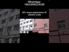 Caixa de plástico dobrável para armazenamento embalagem logística empilhável