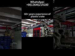 Caixa de armazenamento empilhável dobrável de plástico, caixa de transporte com tampa articulada