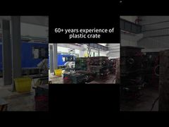 Fabricante de caixas plásticas contentor plástico dobrável armazenamento empilhável