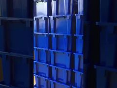 Caixa de plástico Stack & Nest personalizada | Fabricante de caixas de plástico OEM para logística eficiente