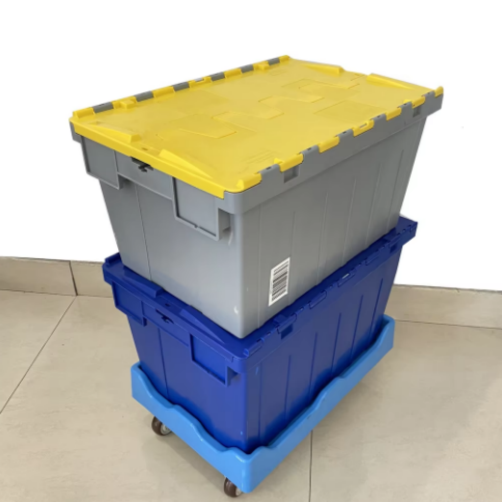 Últimos blogs da empresa sobre A caixa de plástico inovadora com empilhadeira inclinada e ninho redefine a eficiência do espaço