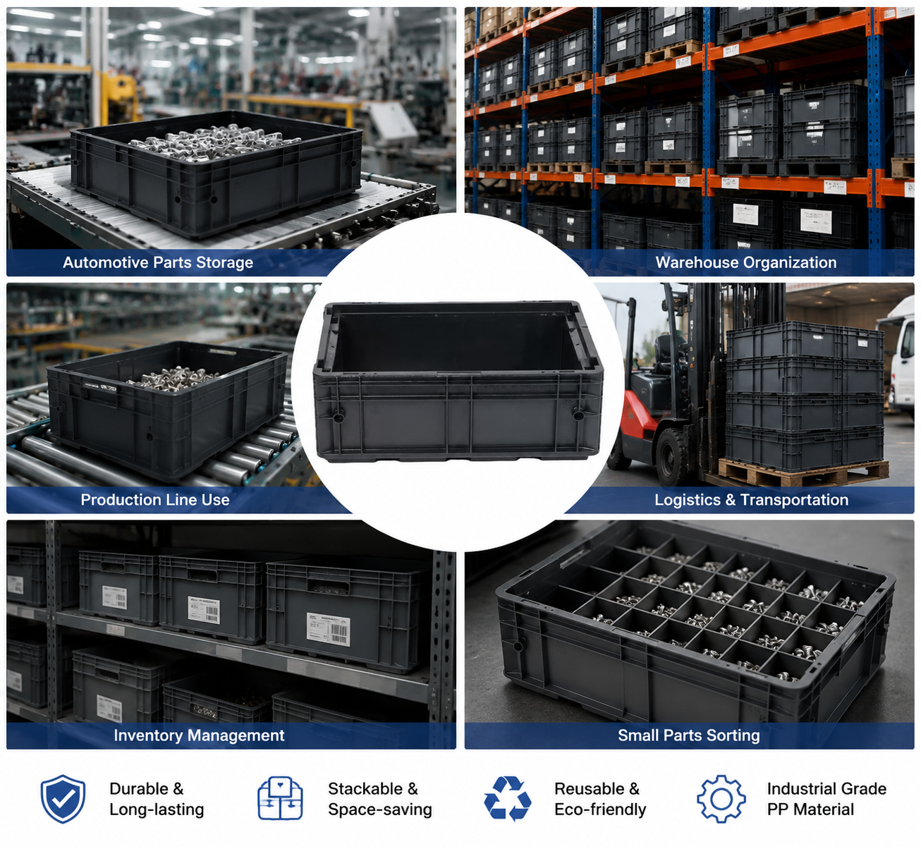 Últimos blogs da empresa sobre Modernização da logística inteligente: como os contêineres VDA habilitados para RFID com portadores de rótulos Kanban apoiam o desenvolvimento de fábricas digitais
