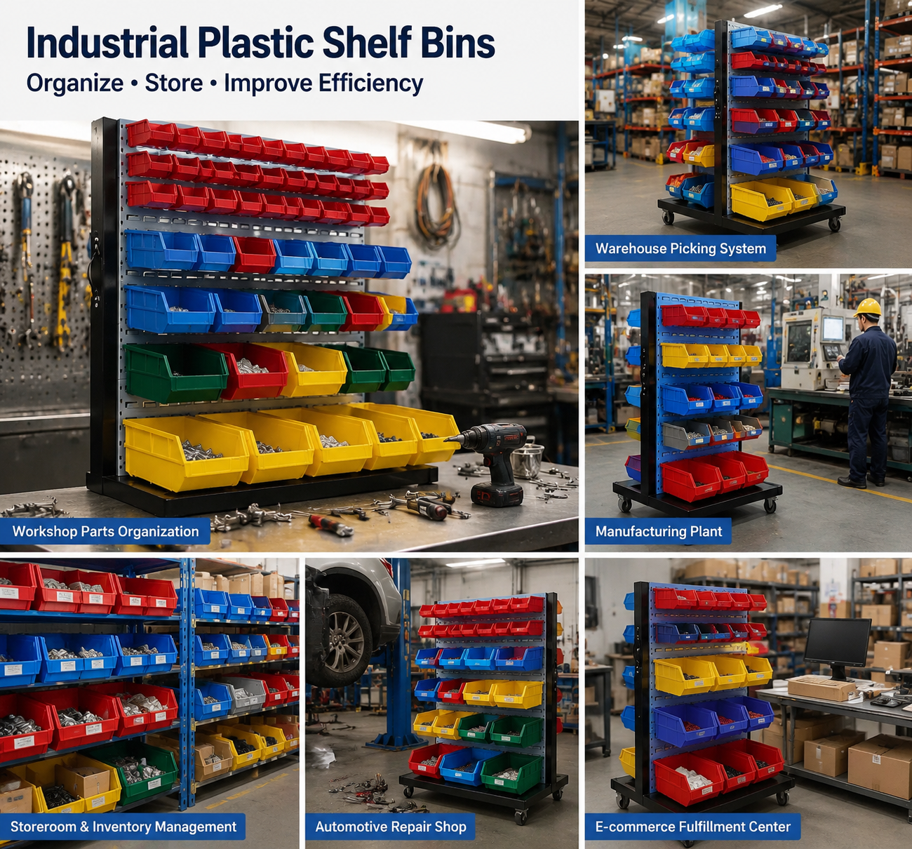 Últimos blogs da empresa sobre Why Storage Bin Size Matters in Industrial Parts Management？