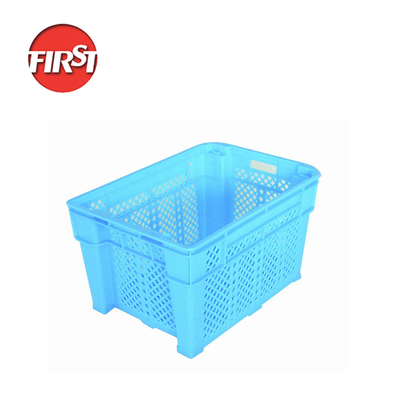 comprar Tamanho externo 545*345*250mm Agricultura Caixa de plástico para transporte de vegetais Fabricação em linha