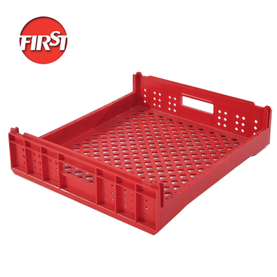 comprar Caixa de plástico rectangular de PP Estabilização de volumes de negócios Caixa de armazenamento Economia de espaço 510x450x105mm Fabricação em linha