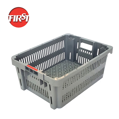 comprar Caixas de plástico duráveis instaáveis 505*370*210mm Tamanho conveniente para transporte e transporte marítimo Fabricação em linha