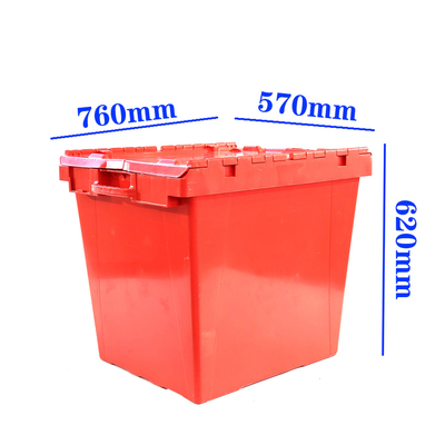 comprar Caixas de transporte de plástico instaáveis de volume pesado de 171L com recipiente de tampa ligado Fabricação em linha
