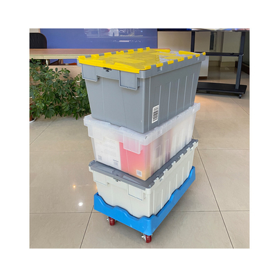 comprar Caixas de mudança de plástico instaáveis de 550*370*350 mm para armazenamento e transporte convenientes Fabricação em linha