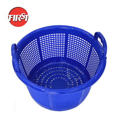 comprar Barril de plástico empilhável de 42cmx23cm para armazenamento em malha Caixa de frutas e legumes Fabricação em linha