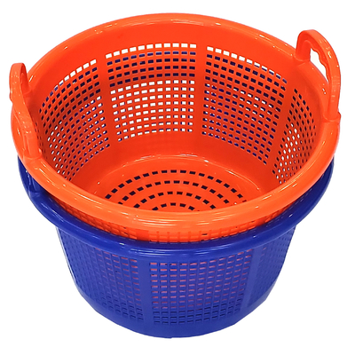 comprar Stackable Storage Ventilated Seafood M Plastic Shrimp Basket With Handle Fabricação em linha