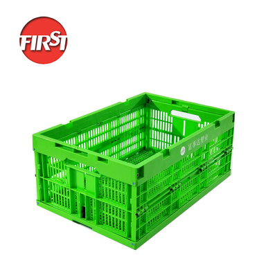 comprar Caixas de plástico de malha dobrável de cores personalizadas para frutas e legumes fáceis de transportar Fabricação em linha