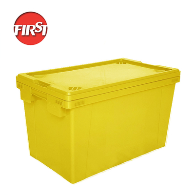 comprar Design industrial Caixas de armazenamento em plástico empilháveis Material PP e tampas para organização Fabricação em linha