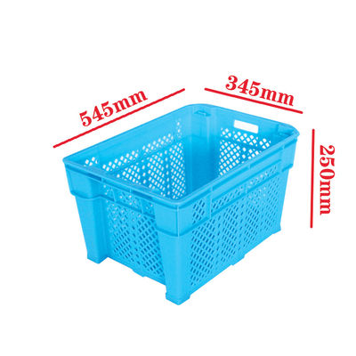 comprar Fabricante de caixas de armazenamento empilháveis e aninháveis de plástico ventilado de PP Fabricação em linha