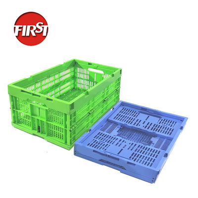 comprar Logística de armazém Caixas de plástico dobráveis personalizadas, recipientes de armazenamento dobráveis de PP pesados Fabricação em linha