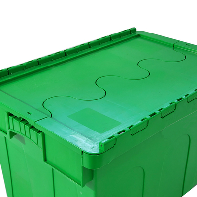 comprar Caixas de armazenamento de plástico grandes com tampas aninhadas em caixa de armazenamento logístico Fabricação em linha