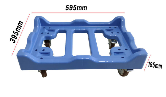 comprar Logistics Stackable Moving Crates Plastic Container Dolly Cart Fabricação em linha