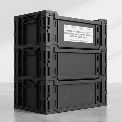 comprar Funciona entre -20°C a 60°C resistente a intempéries e a grandes impactos Caixas de plástico instaáveis Armazenamento para indústria de logística Fabricação em linha