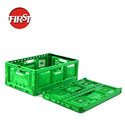 Caixas de plástico para armazenamento de frutas Cestas para armazenamento de vegetais Dobrado 600x400x52mm