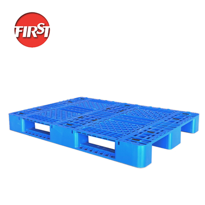 Paleta de plástico personalizada resistente transporte logístico dobrável 1200x800mm lado duplo