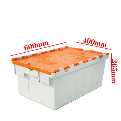 Encomenda personalizada Container de plástico de armazenamento móvel com tampa de fechadura