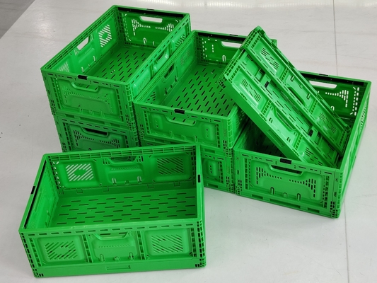 570x370x210mm Caixas de frutas de plástico dobráveis Pequenas Caixas de frutas de plástico dobráveis Agricultura